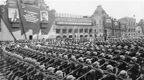 苏联老照片 1963年五一国际劳动节 盛大的阅兵式