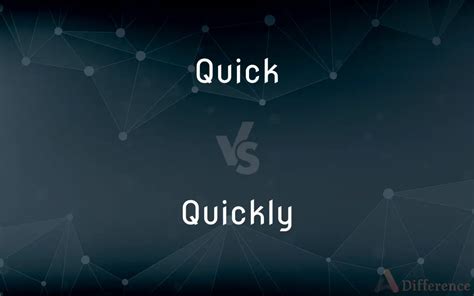 Quick vs. Quickly — What’s the Difference?