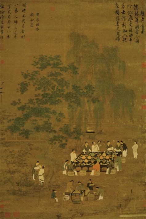 听琴图题诗释文图片
