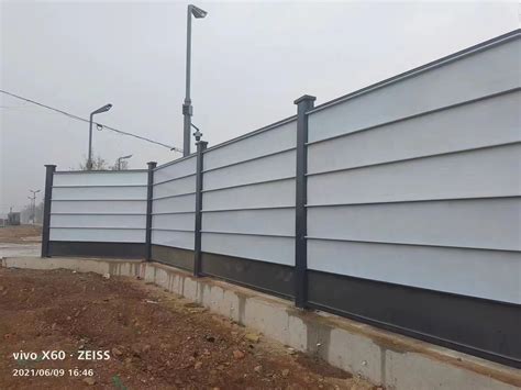 广州中建装配式钢结构围挡快装H钢围蔽护栏板高尚美观