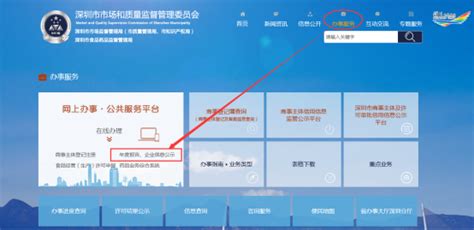 深圳工商局企业年报公示系统网上申报流程操作说明