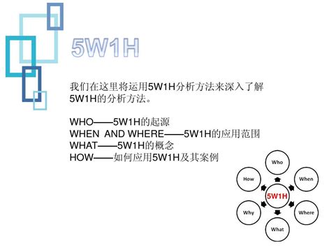 5W1H分析法 | UX 资料库