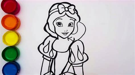 怎么画白雪公主的简笔画？