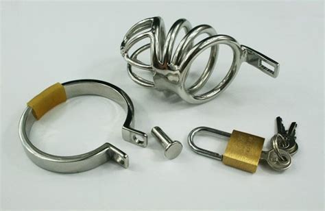 Adult Chastity Device Bondage Gay Sm Fetish Sex Supplies Stainless ...