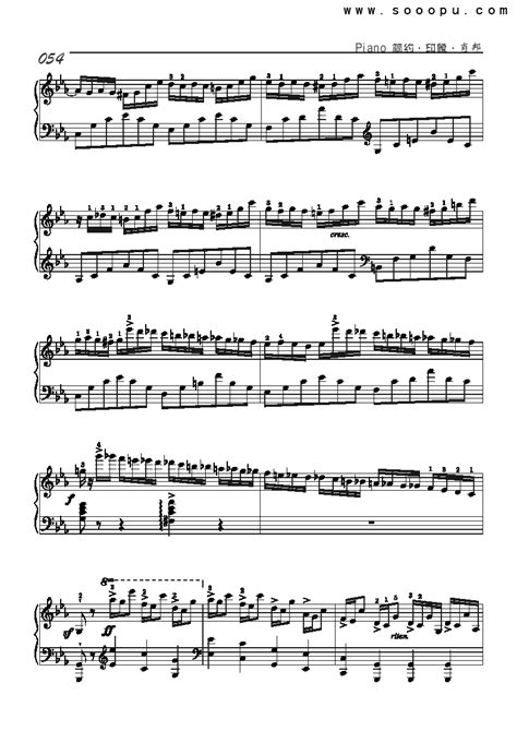 《肖邦钢琴练习曲 Op.25 No.5 错音,钢琴谱》肖邦（五线谱 钢琴曲 指法）-弹吧|蛐蛐钢琴网