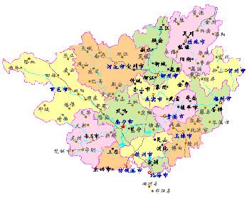 广西省地图
