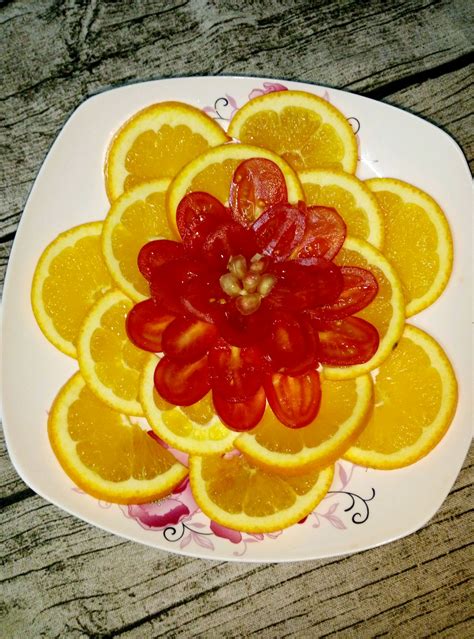 【关于苹果橙子的水果拼盘的做法步骤图】公主玥_下厨房