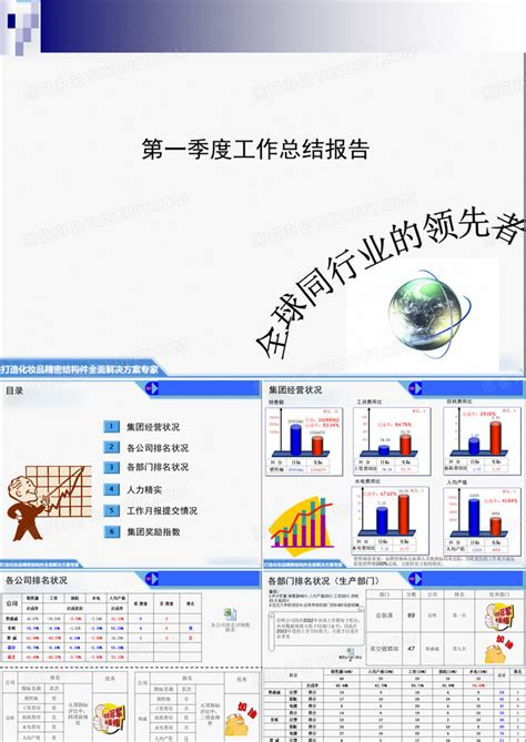 第一季度工作总结报告PPT模板下载_编号lwbxyjae_熊猫办公