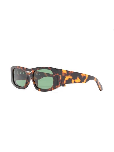 Off-White Lucio logo-print Sunglasses - Farfetch