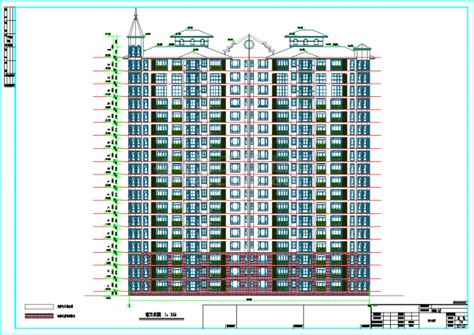 中铁工程设计院某十八层高层住宅楼项目建筑设计施工图纸_住宅小区_土木在线