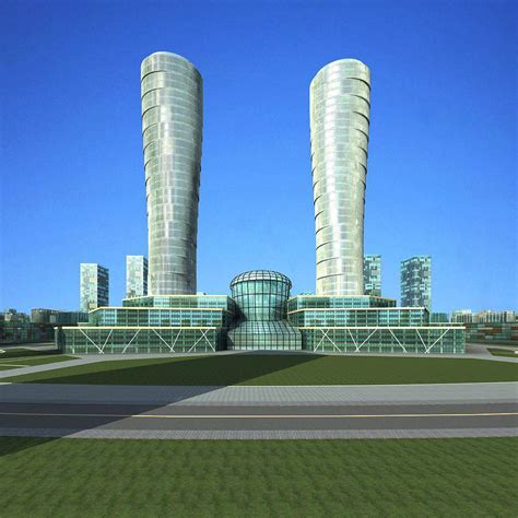郑州经济技术开发区规划3dmax 模型下载-光辉城市