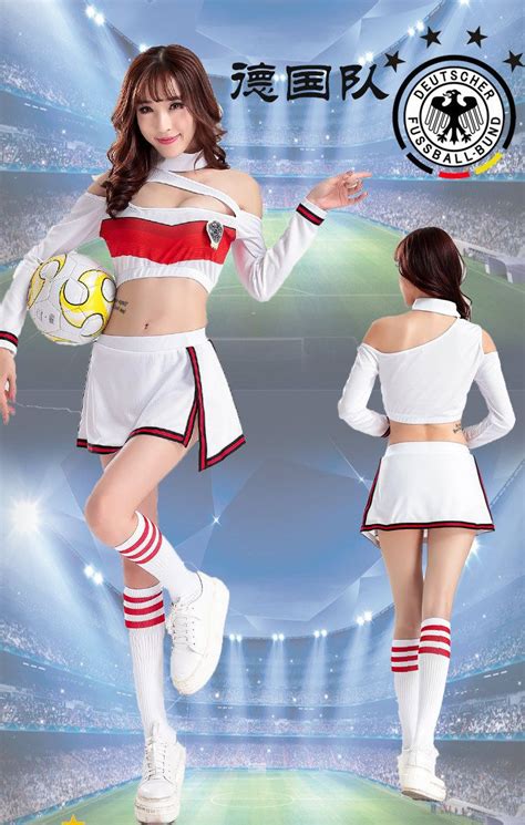 新款2018欧洲杯足球宝贝套装啦啦操服装拉拉队女ds演出服舞台服装-阿里巴巴