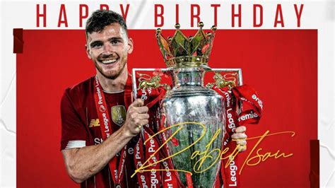 罗伯逊27岁生日，利物浦官方送祝福：进欧冠八强，完美的礼物_PP视频体育频道