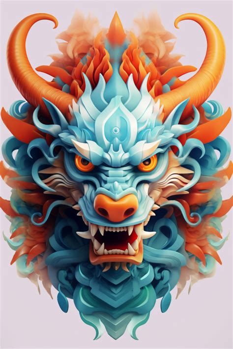 动漫非主流龙头像
