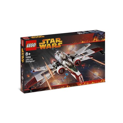 LEGO Set 7259-1 ARC-170 Starfighter (2005 Star Wars) | Rebrickable ...