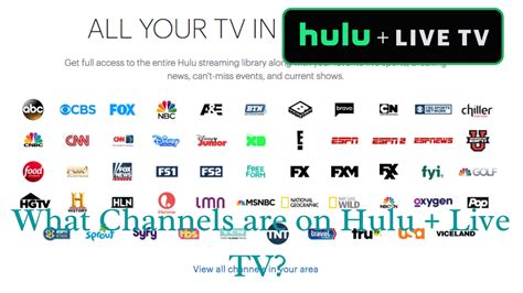 Hulu Live TV Channels 2021 - Pluto TV