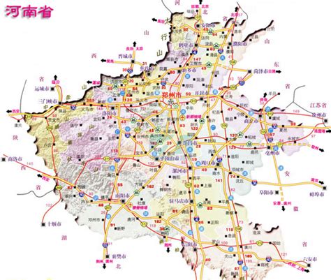 河南交通地图全图