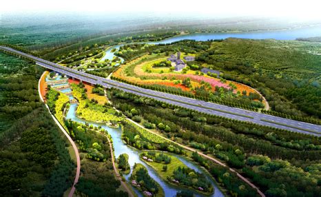 临汾涝洰河西段景观方案设计
