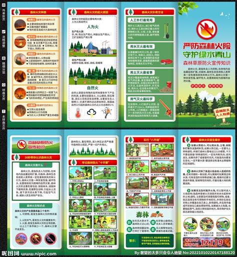 森林防火宣传手册设计图__广告设计_广告设计_设计图库_昵图网nipic.com