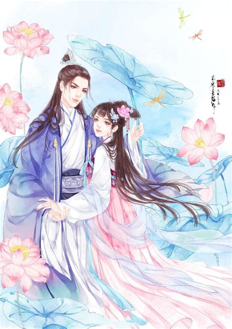 古风情侣女生头像图片