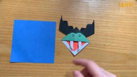 小怪兽怎么做手工折纸(简单的折纸小怪兽折纸手工) - 抖兔学习网