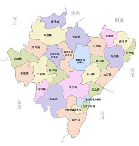 重庆市行政区划图图片