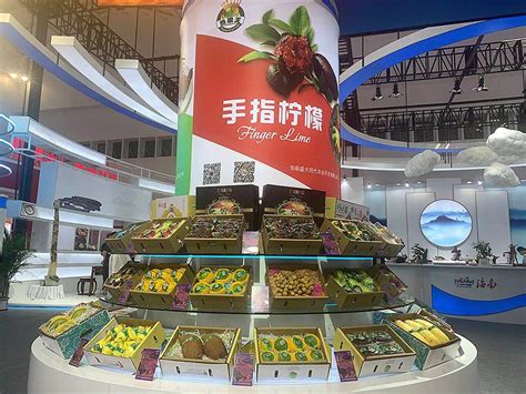 2022年冬交会｜琼海展馆设计极具新时代特色 多种“新奇特”水果亮相