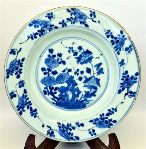 Plato - Azul y blanco - Porcelana - China - Siglo - Catawiki