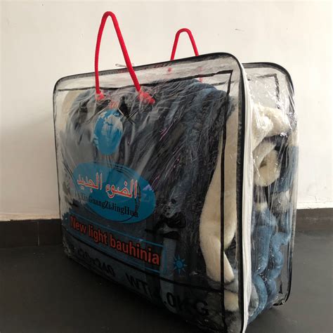 厂家透明收纳袋棉被塑料袋防尘防潮装被子的手提袋子衣物收纳大众-阿里巴巴