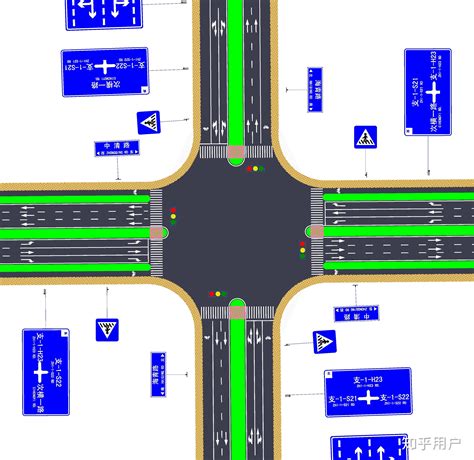 环形交叉路口指路标志牌_型号特点_技术标准_图片-江苏顺泰交通厂家