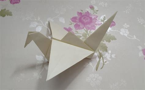千纸鹤的折法图解 一次折出3只千纸鹤_千纸鹤_巧艺网