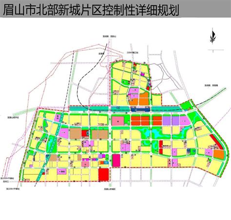 大家湛景天承美筑：北部新城土地详细规划图(高清版)免费获取-杭州看房网