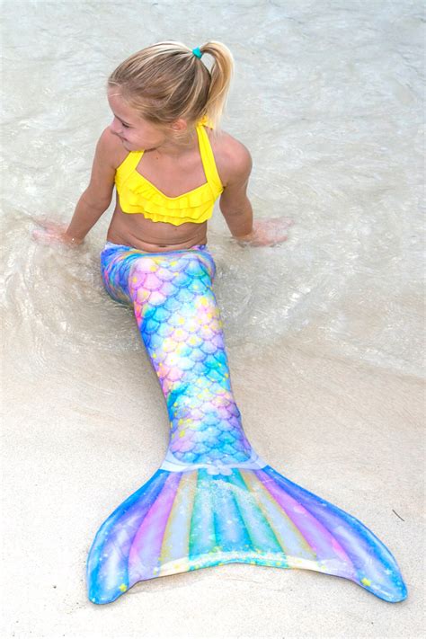 外贸美人鱼尾巴女儿童鱼鳍泳衣The Mermaid swimming比基尼游泳衣-阿里巴巴