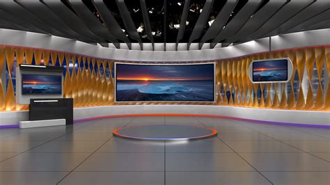 国家统计局_虚拟演播室-校园电视台-演播室/演播厅搭建-北极环影