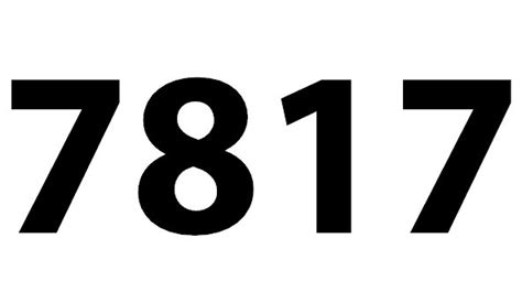 Zahl 7817