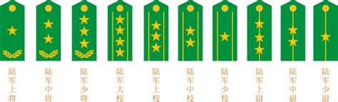 少将肩章图片