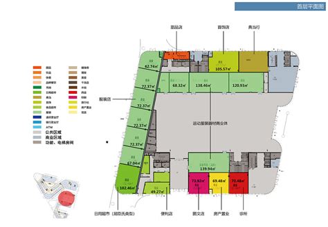 某大型商场整体建筑CAD设计平面布置图_商业建筑_土木在线