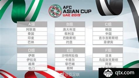 2019国足亚洲杯时间表完整一览（北京时间）_球天下体育