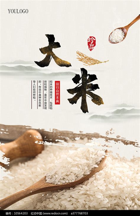 大米宣传海报设计图片素材_餐饮美食图片_海报图片_第8张_红动中国