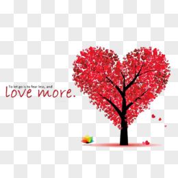 情人节爱情树 素材图片免费下载-千库网