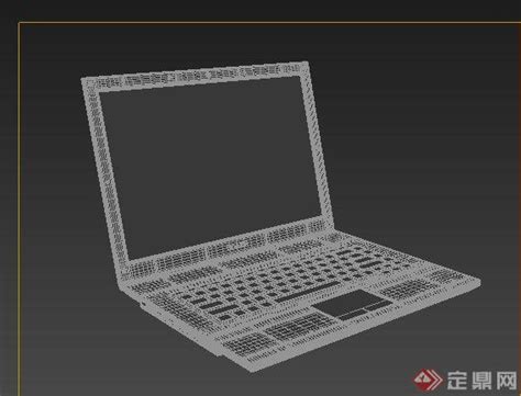 笔记本电脑3D模型_数码产品_电子电器_3D模型免费下载_摩尔网