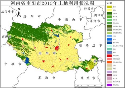 2015年河南省南阳市土地利用数据-地理遥感生态网
