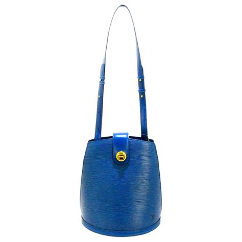 Louis Vuitton Blue Epi Cluny Leather ref.442956 - Joli Closet