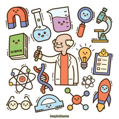 科学有关的简笔画,跟科学有关的图画,科学绘画简笔画_大山谷图库