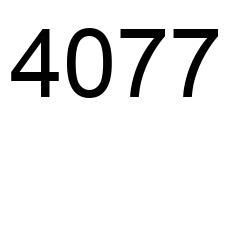 4077 número, la enciclopedia de los números - Numero.wiki