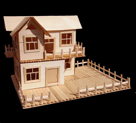 怎么制作房子模型,家的模型手工制作,手工制作纸板房子模型(第2页)_大山谷图库
