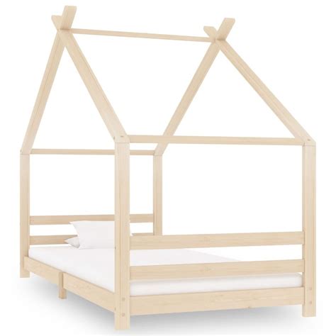 House Παιδικό Κρεβάτι Montessori Μονό για Στρώμα 90x200cm 289609 ...