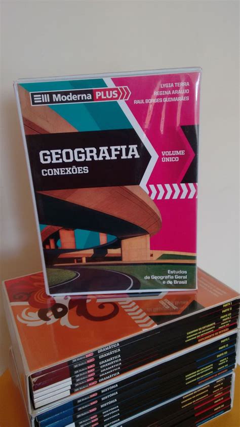 Box de Livros de Geografia Moderna Plus - Ensino Médio Completo | Livro ...