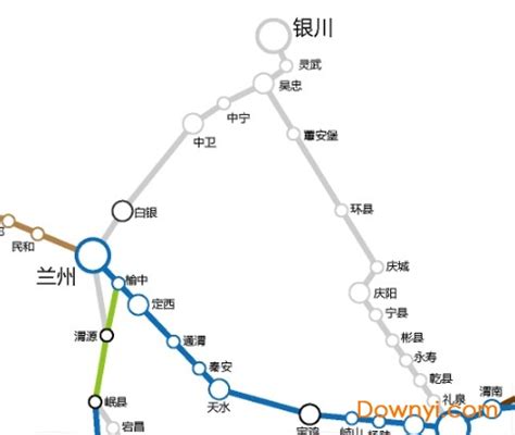宁夏高铁2020规划图下载-宁夏回族自治区高铁规划图下载清晰版-当易网