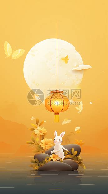 满月下图片